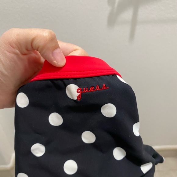 NWOT - Guess Vintage Polka Dot Bandeau Pin-Up Style Bikini - Size S - Picture 3 of 5